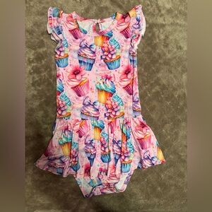 Bamboo Birthday twirl 3T LIKE NEW